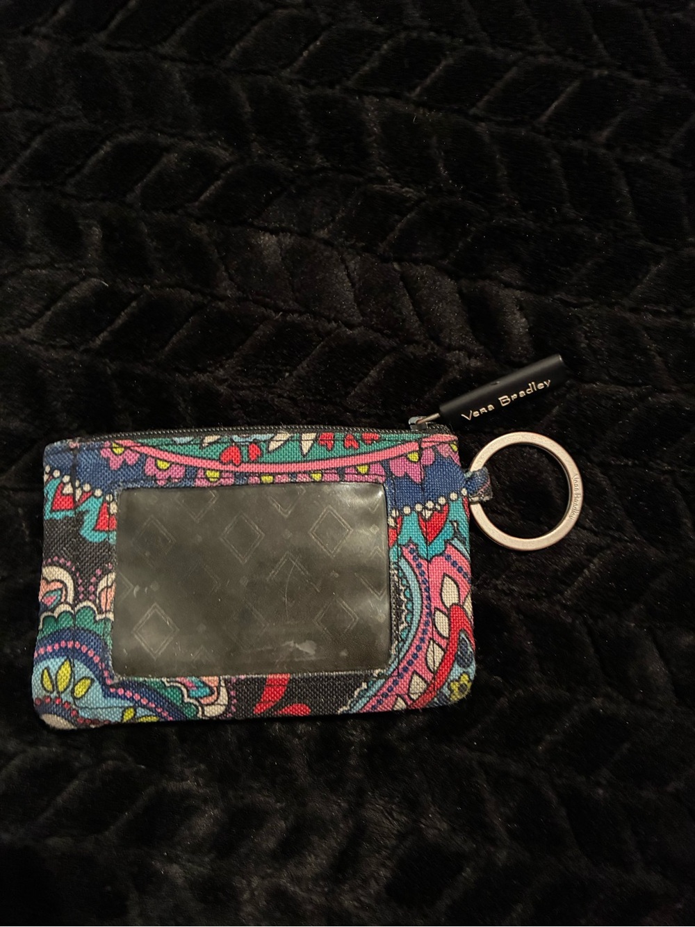 Vera Bradley Paisley Multi Color ID Key Card Case